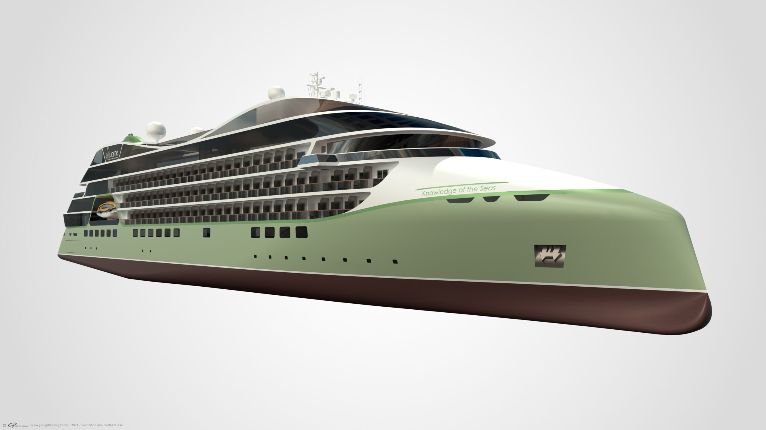 Visuel 3D - Knowledge of the Seas - 3/4AV