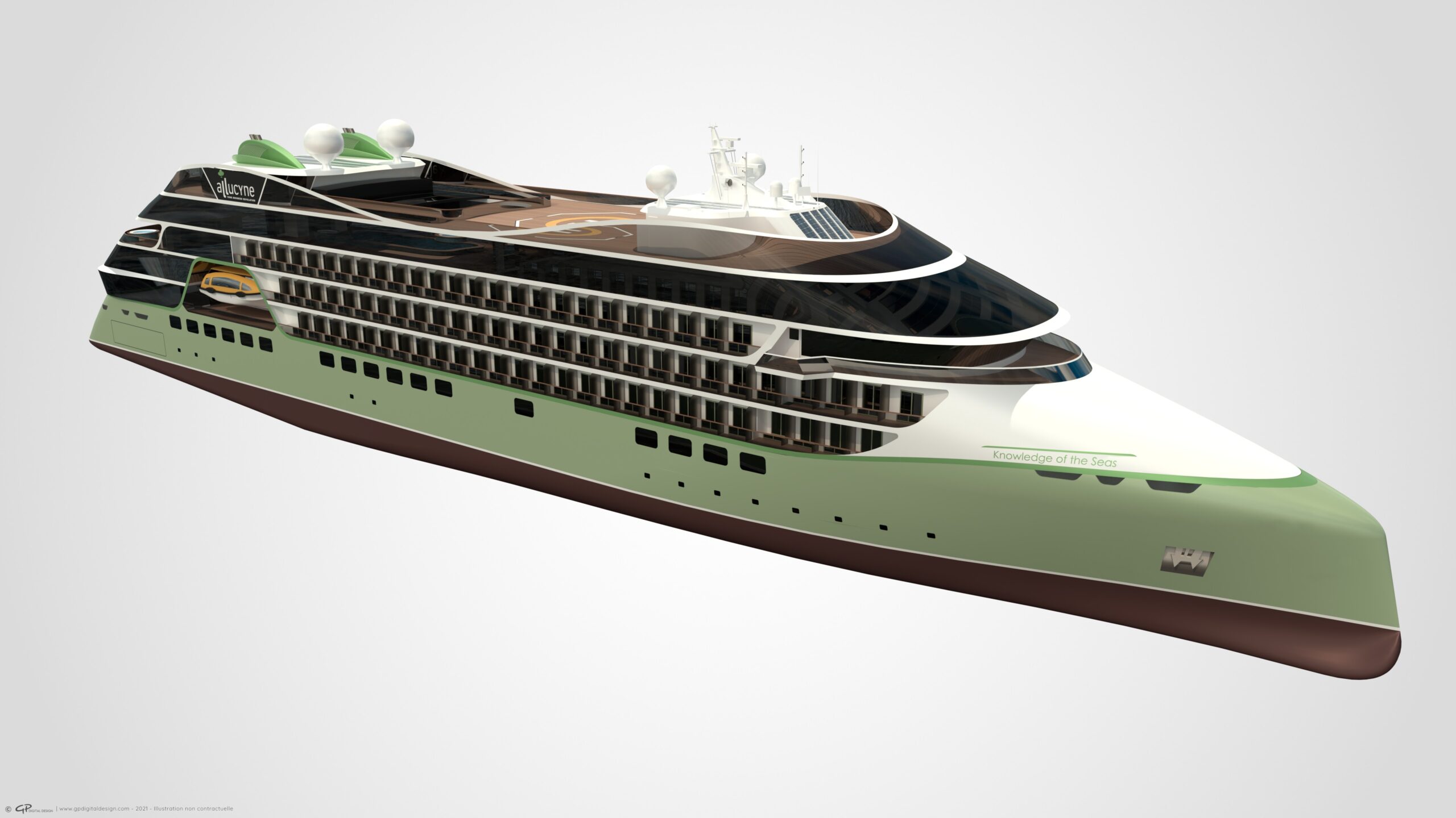 Visuel 3D - Knowledge of the Seas - 3/4AV de haut